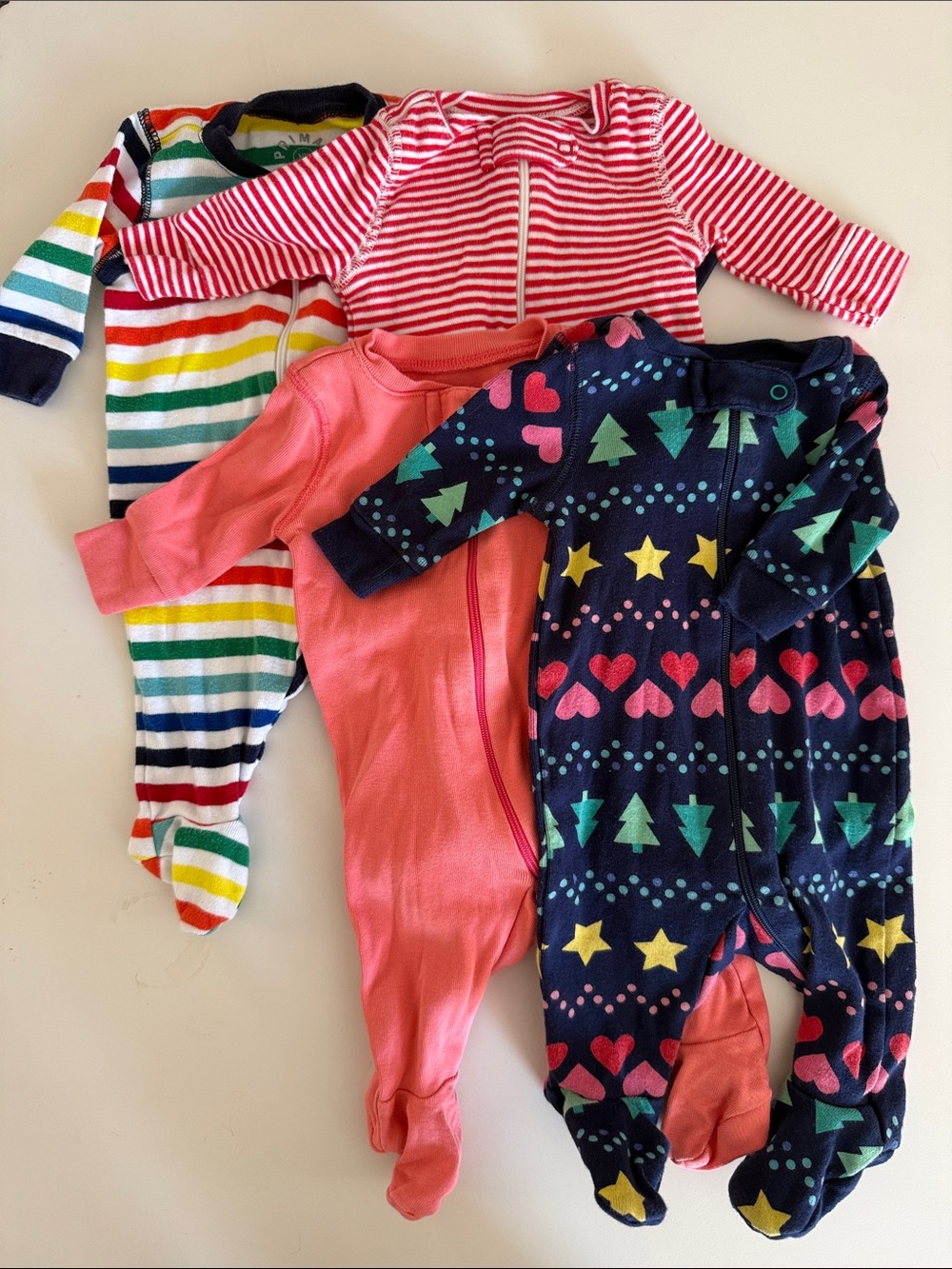 Primary Organic Footed One-Piece Sleepers Bundle